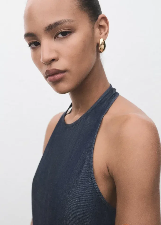 Lyocellový denimový overal Lyocellový denimový overal