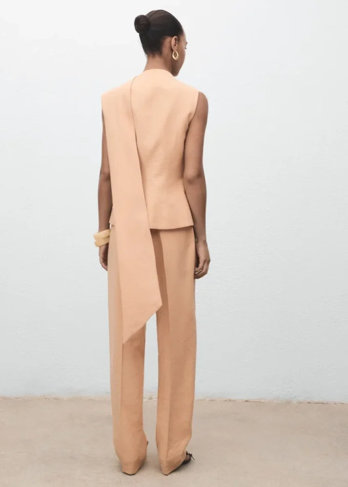 Lyocellové kalhoty s elastickým pasem Lyocellové kalhoty s elastickým pasem