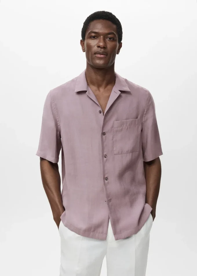 Lyocellová košile s kapsou