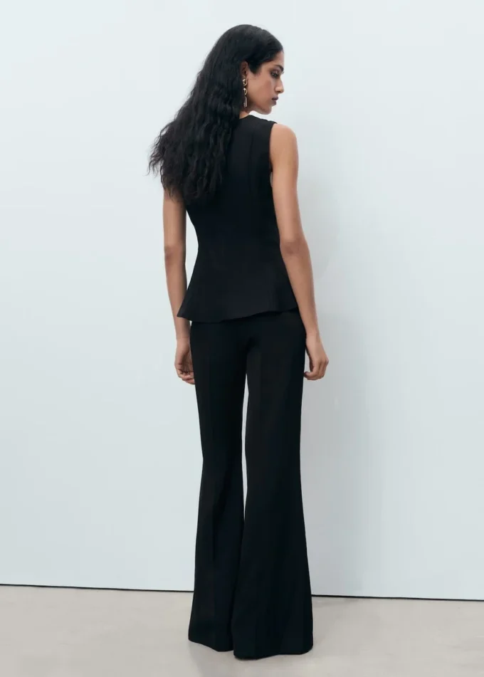 Lyocellový top s peplumem Lyocellový top s peplumem