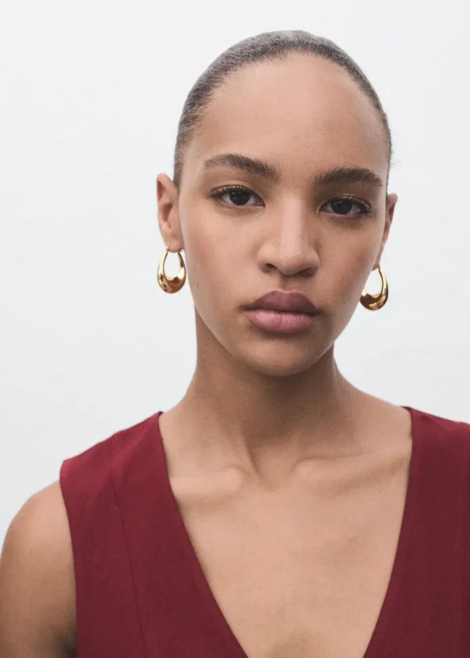 Lyocellový top s peplumem Lyocellový top s peplumem