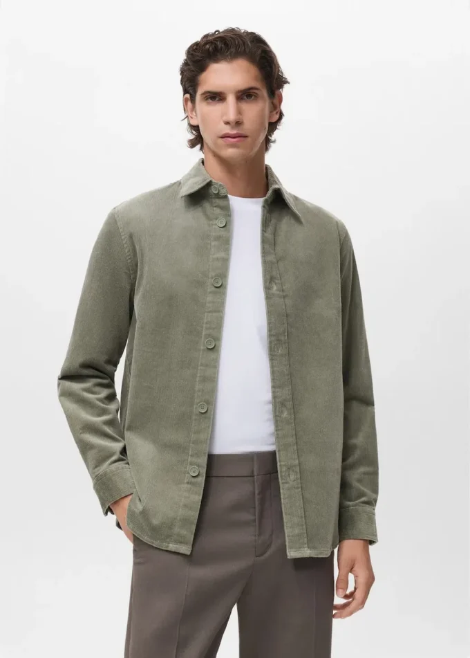 Manšestrová bavlněná košile Manšestrová bavlněná košile