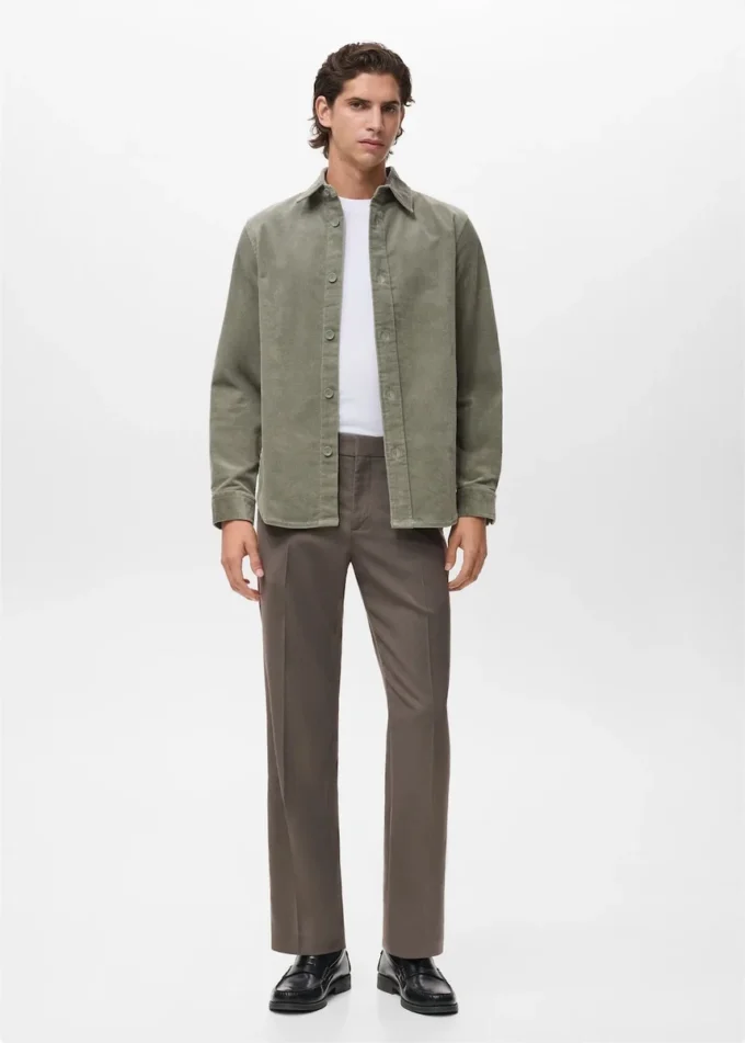 Manšestrová bavlněná košile Manšestrová bavlněná košile