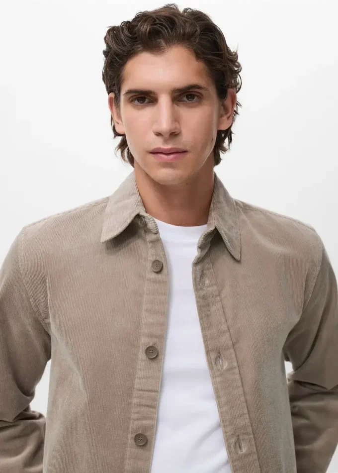 Manšestrová bavlněná košile Manšestrová bavlněná košile