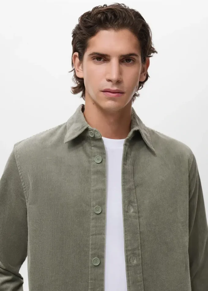 Manšestrová bavlněná košile Manšestrová bavlněná košile