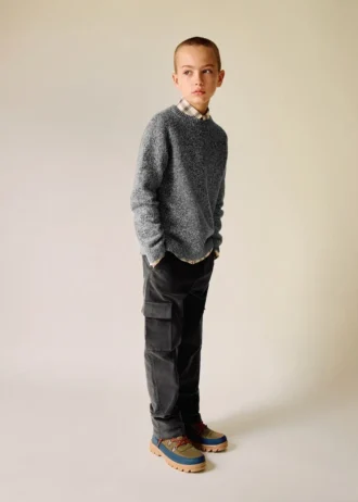 Manšestrové cargo kalhoty