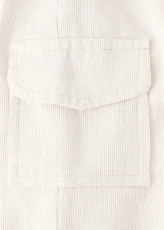 Manšestrové cargo kalhoty