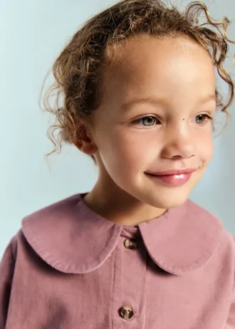 Manšestrová halenka s dětským límečkem