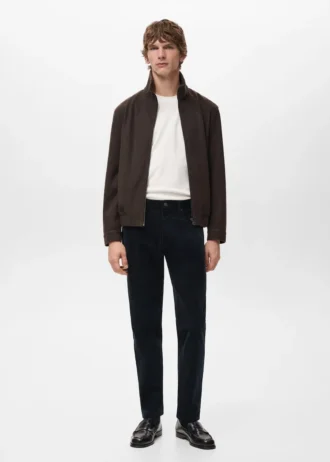 Manšestrové kalhoty s regular střihem