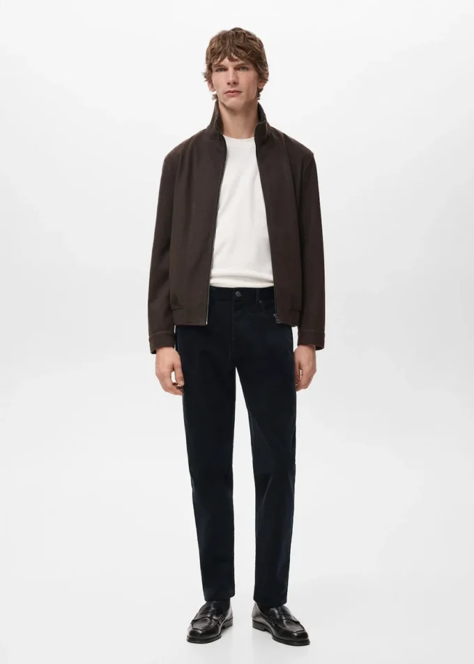 Manšestrové kalhoty s regular střihem Manšestrové kalhoty s regular střihem