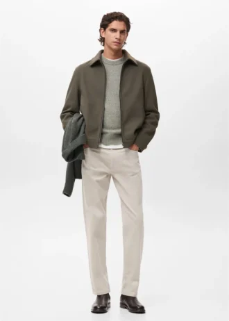 Manšestrové kalhoty s regular střihem