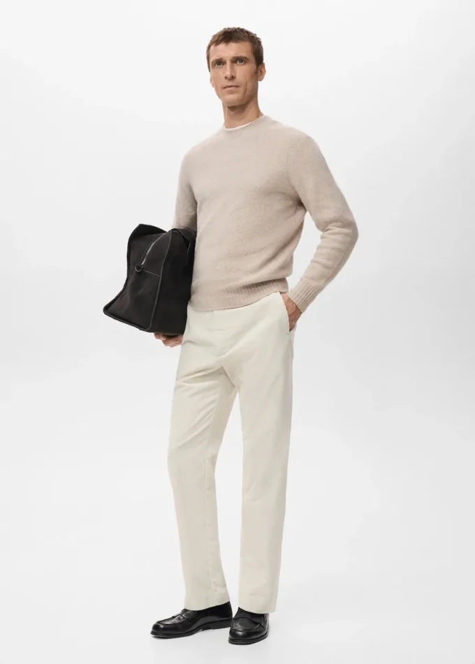 Manšestrové kalhoty s regular střihem Manšestrové kalhoty s regular střihem