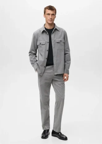 Manšestrové kalhoty s regular střihem Manšestrové kalhoty s regular střihem