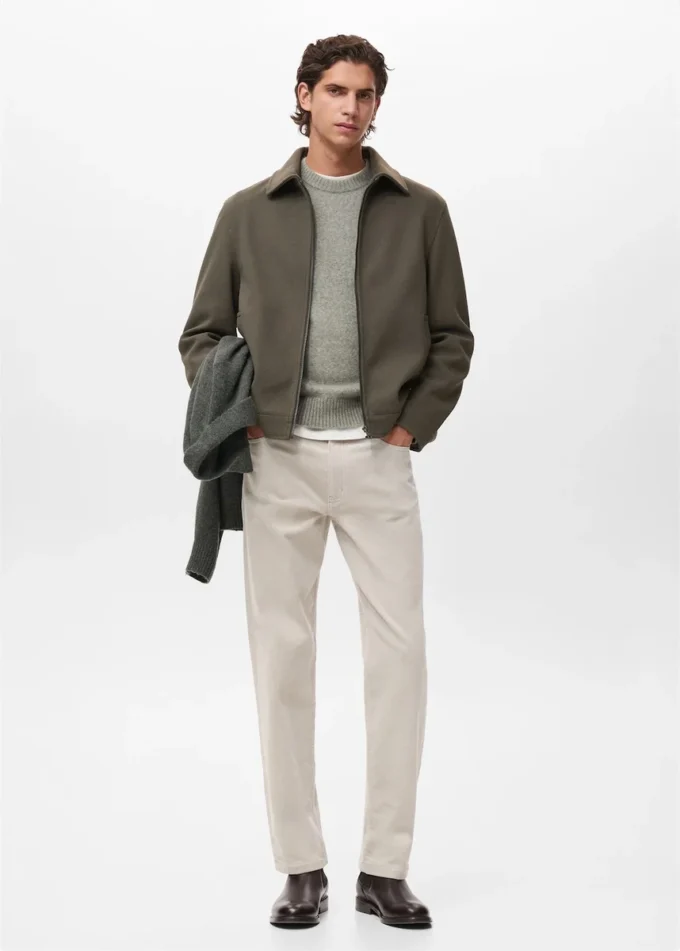 Manšestrové kalhoty s regular střihem Manšestrové kalhoty s regular střihem