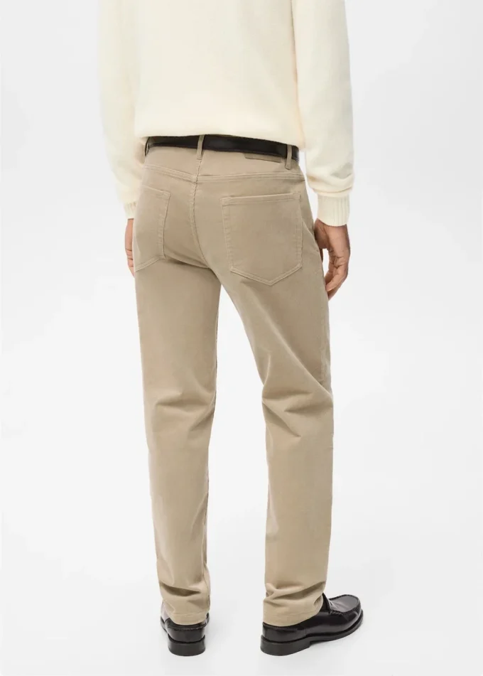 Manšestrové kalhoty s regular střihem Manšestrové kalhoty s regular střihem