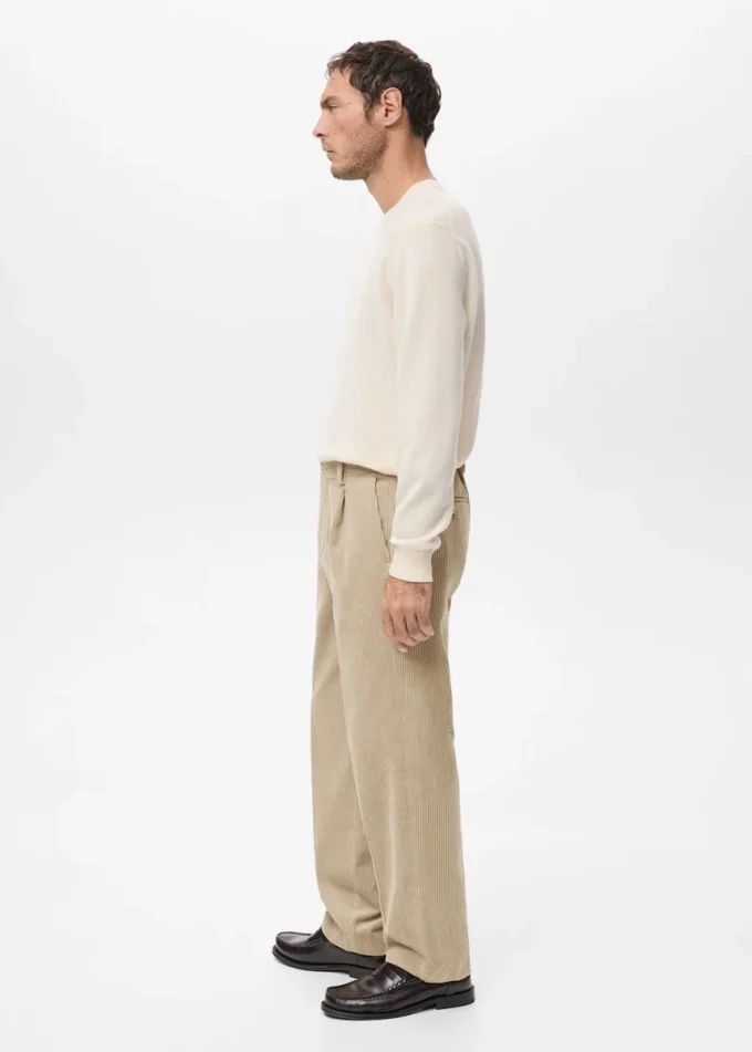 Manšestrové kalhoty s regular střihem Manšestrové kalhoty s regular střihem