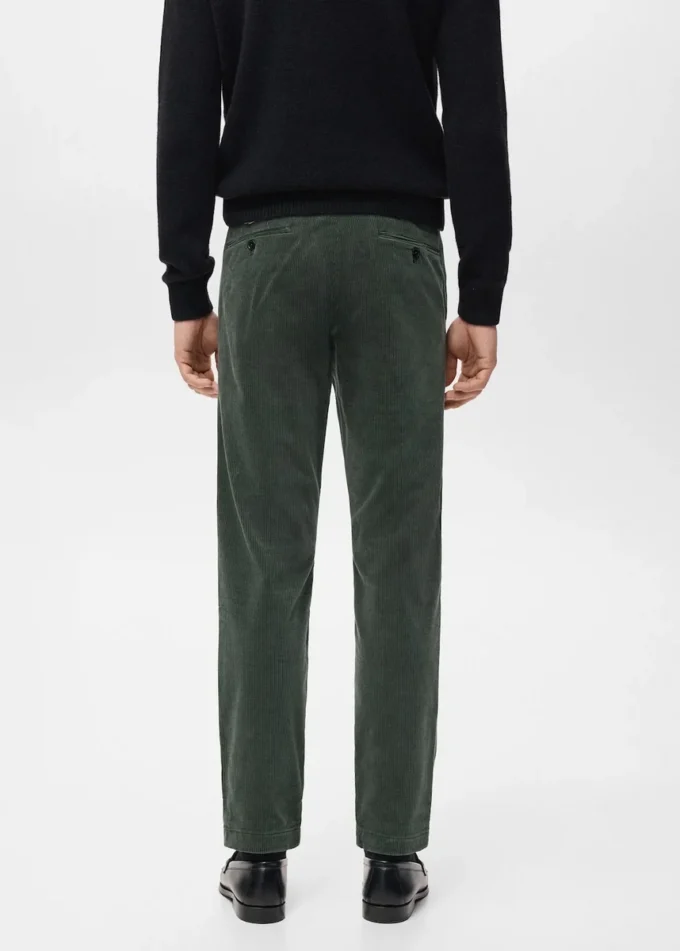 Manšestrové kalhoty slim fit Manšestrové kalhoty slim fit