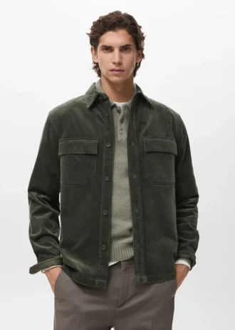 Manšestrová košile s kapsami Manšestrová košile s kapsami