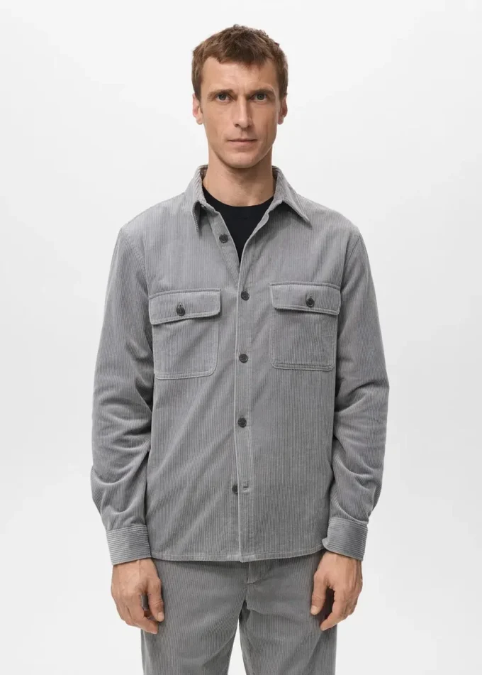 Manšestrová košile s kapsami Manšestrová košile s kapsami