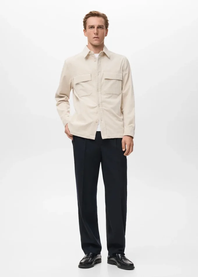 Manšestrová košile s kapsami Manšestrová košile s kapsami