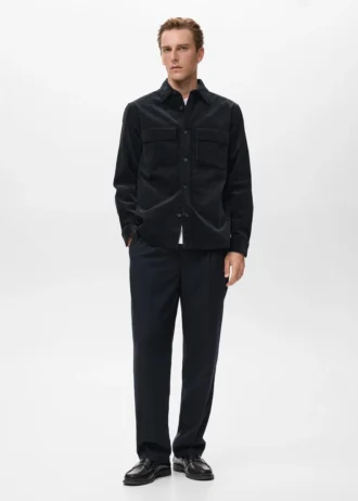 Manšestrová košile s kapsami Manšestrová košile s kapsami