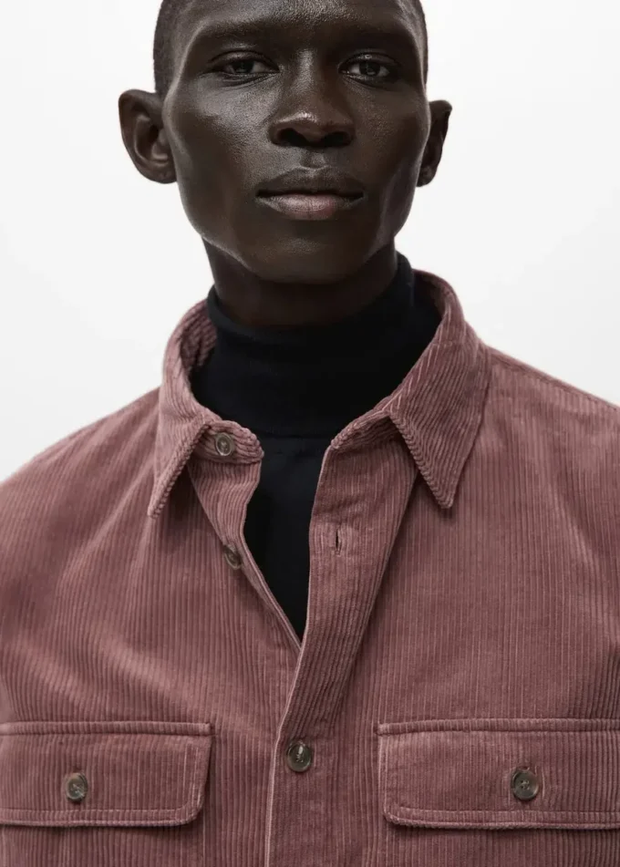 Manšestrová košile s kapsami Manšestrová košile s kapsami