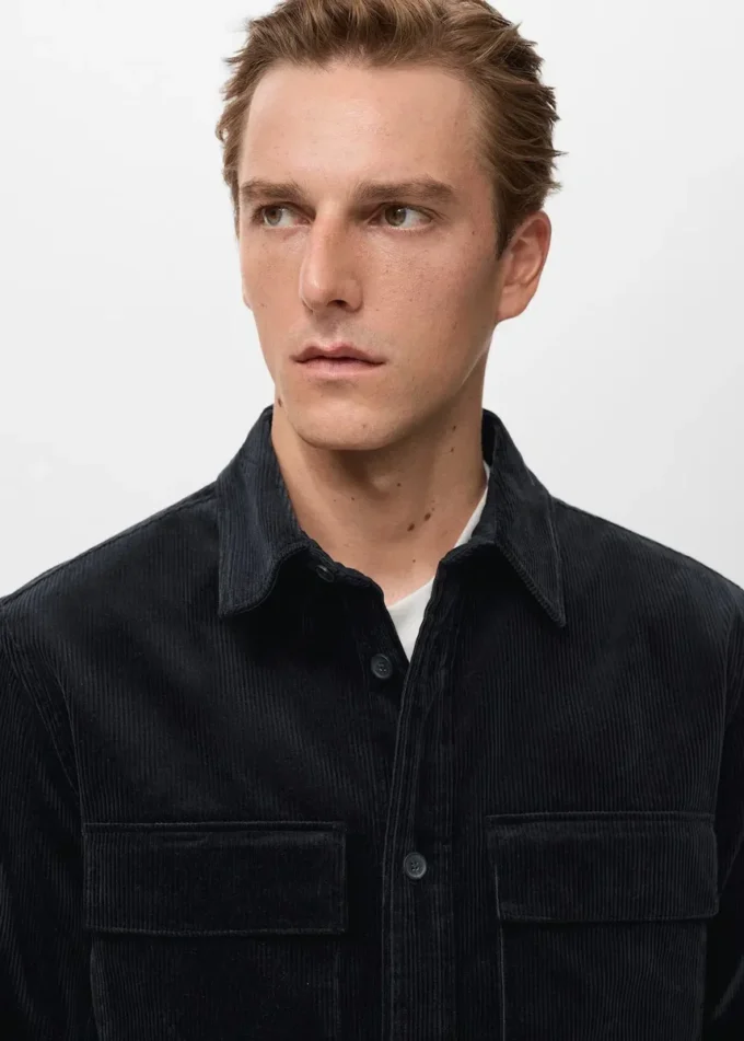 Manšestrová košile s kapsami Manšestrová košile s kapsami