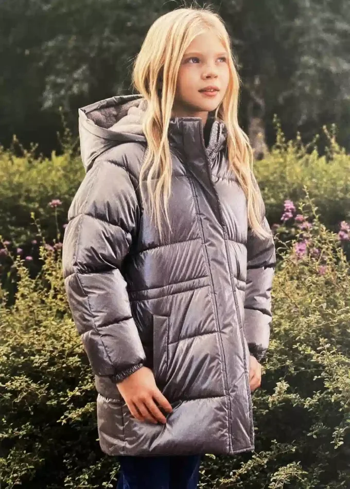 Metalická péřová bunda Metalická péřová bunda