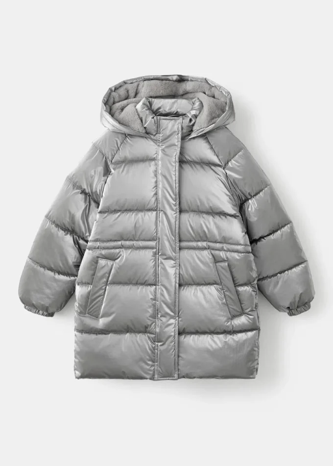 Metalická péřová bunda Metalická péřová bunda