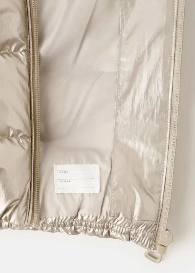 Metalická péřová bunda Metalická péřová bunda