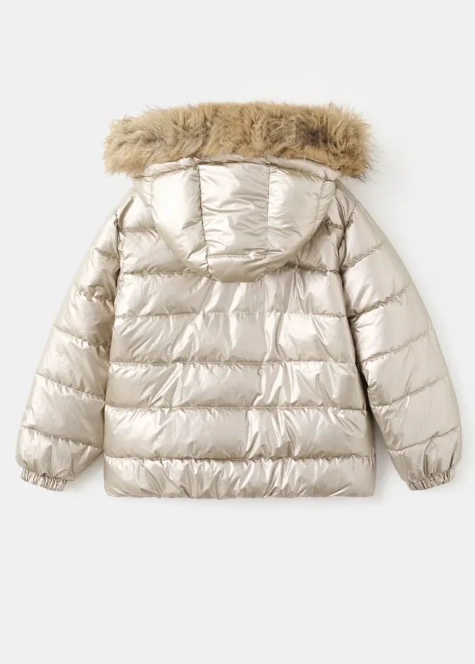 Metalická péřová bunda Metalická péřová bunda