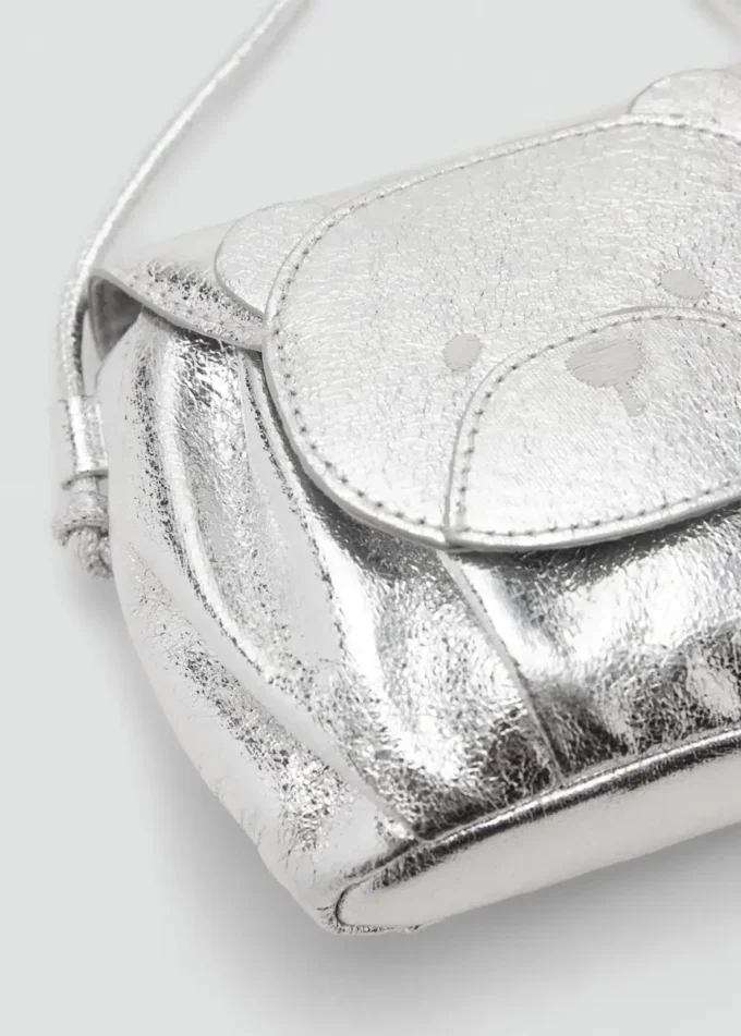 Metalická taška s medvídkem Metalická taška s medvídkem