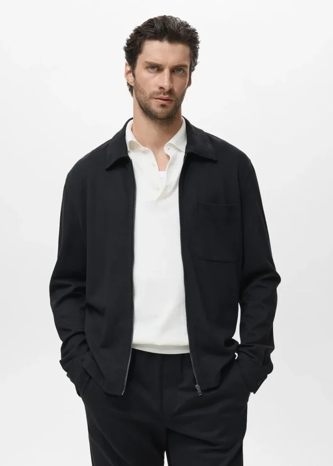 Mikina na zip s kapsou Mikina na zip s kapsou