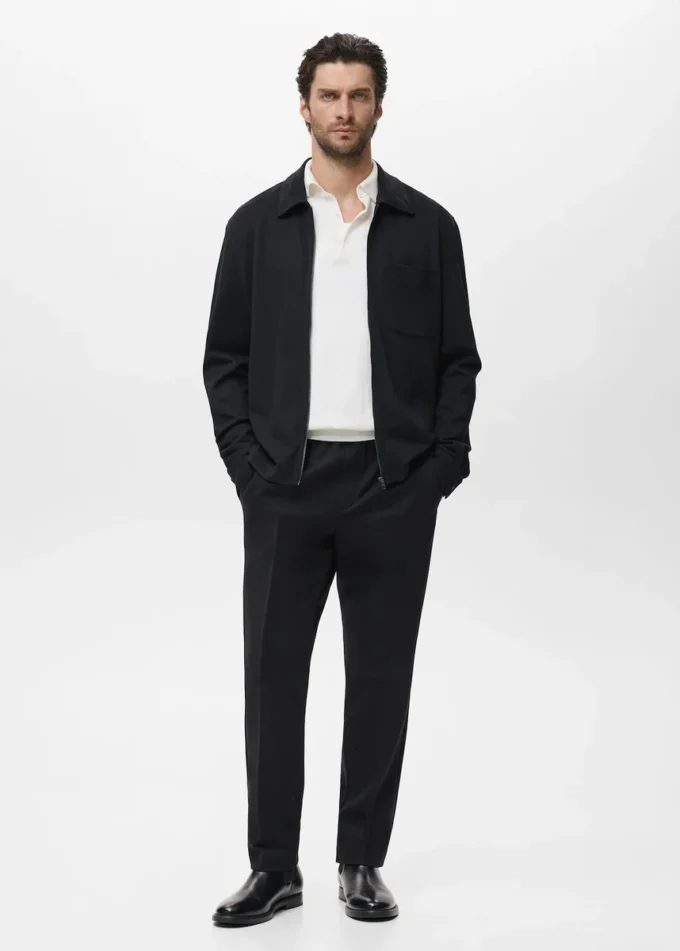 Mikina na zip s kapsou Mikina na zip s kapsou