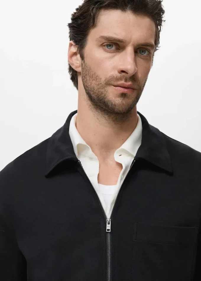 Mikina na zip s kapsou Mikina na zip s kapsou