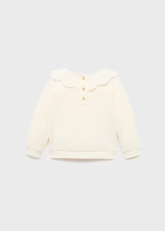 Mikina s babydoll výstřihem