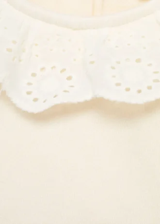 Mikina s babydoll výstřihem