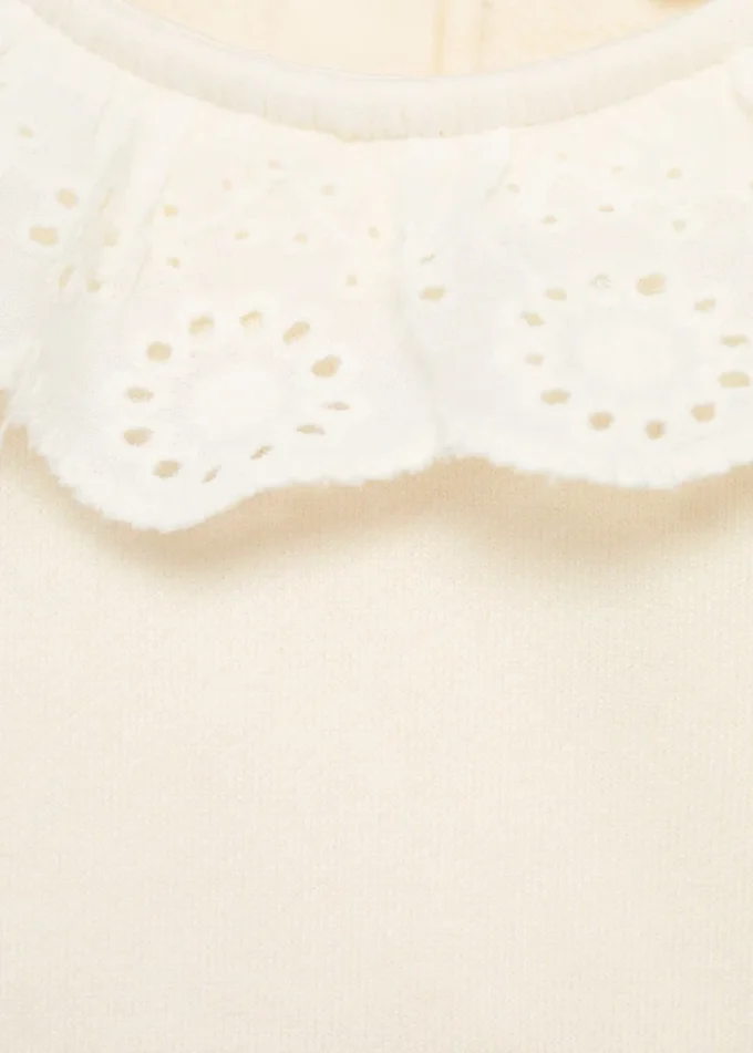 Mikina s babydoll výstřihem