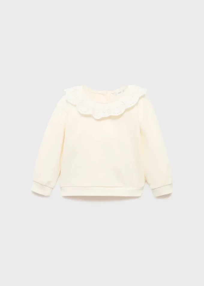 Mikina s babydoll výstřihem