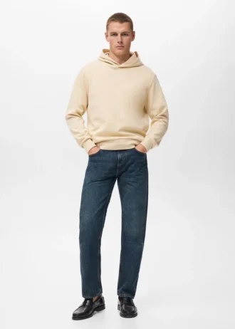 Mikina s kapucí a regular střihem