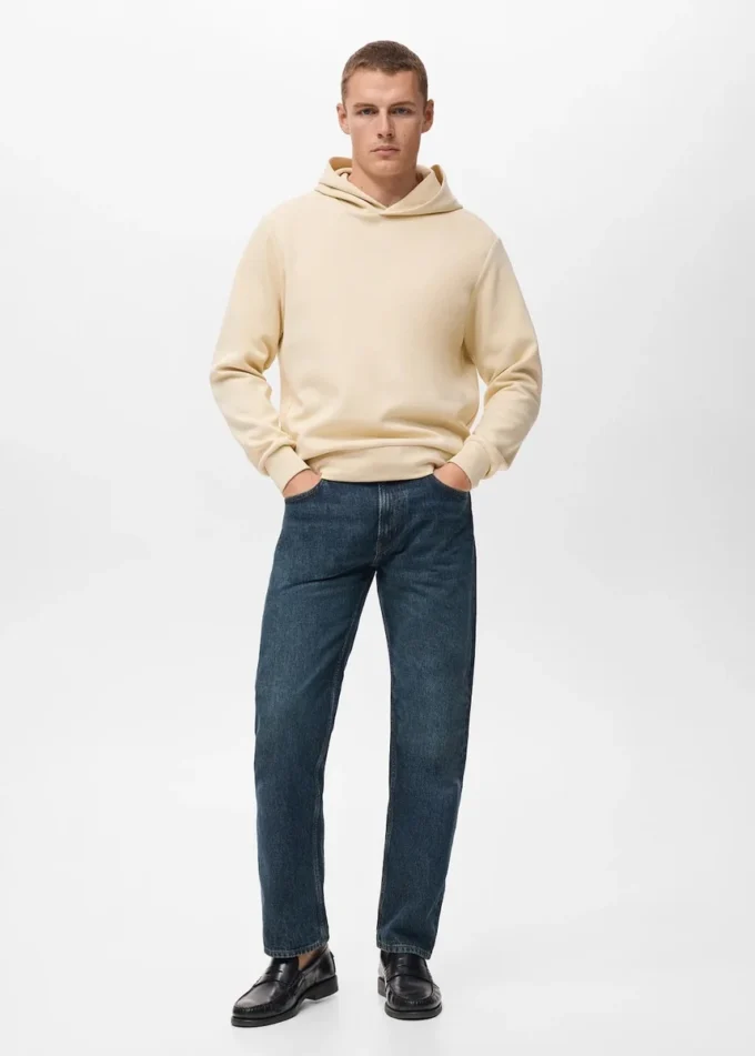 Mikina s kapucí a regular střihem