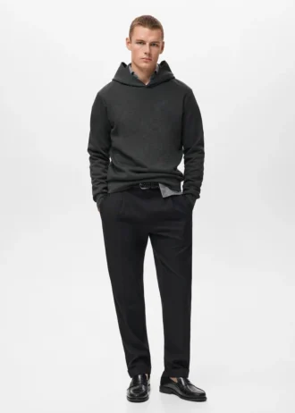 Mikina s kapucí a regular střihem