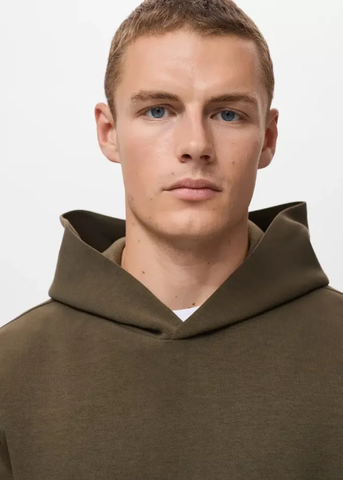 Mikina s kapucí a regular střihem