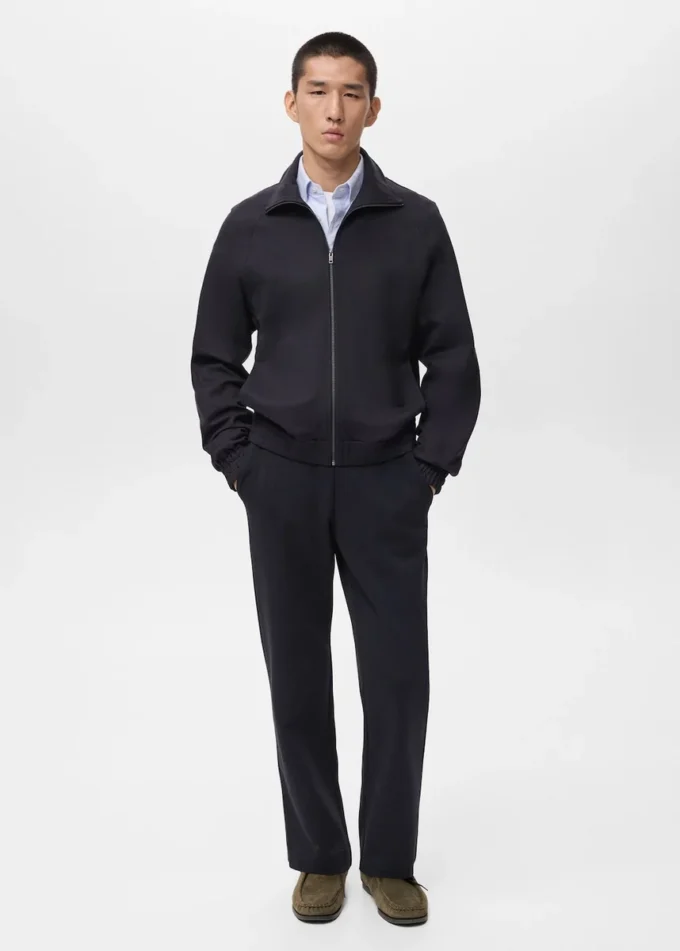 Mikina s kapucí a zipem, regular fit Mikina s kapucí a zipem, regular fit