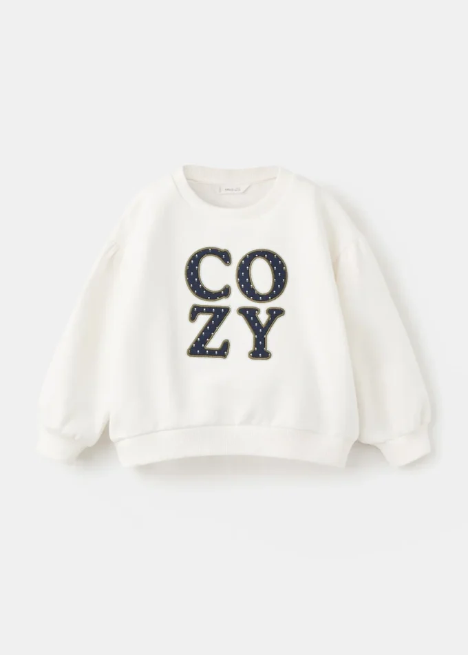 Mikina s květinovou výšivkou Mikina s květinovou výšivkou