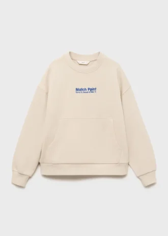 Mikina s potiskem a výšivkou