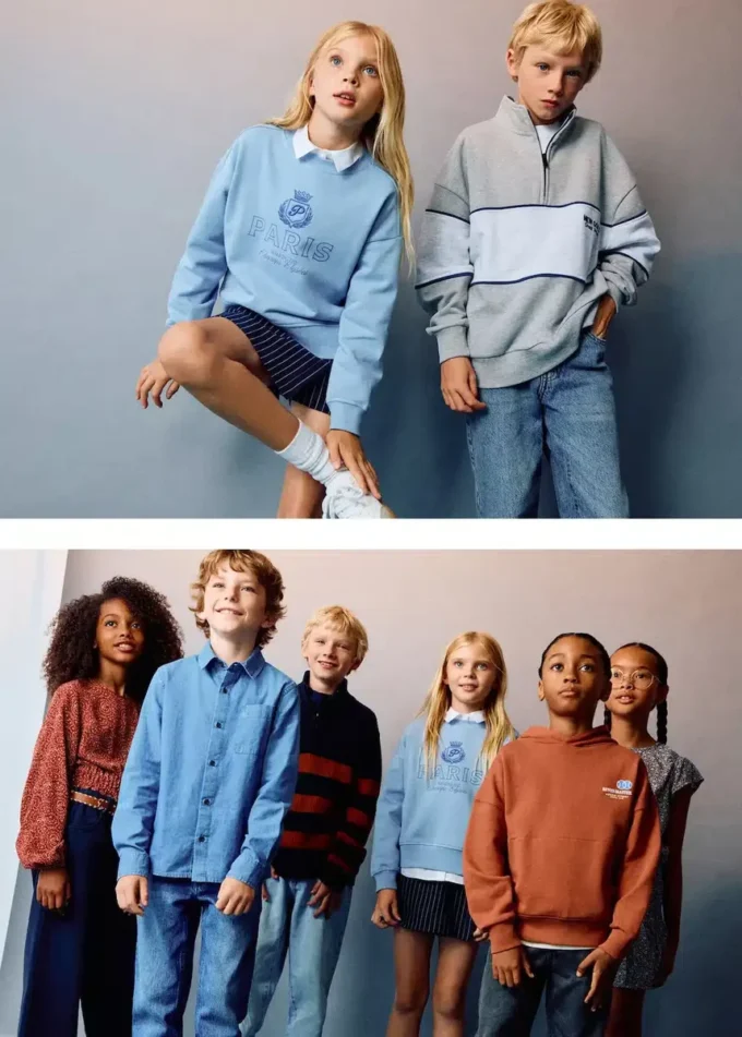 Mikina s potiskem a výšivkou Mikina s potiskem a výšivkou