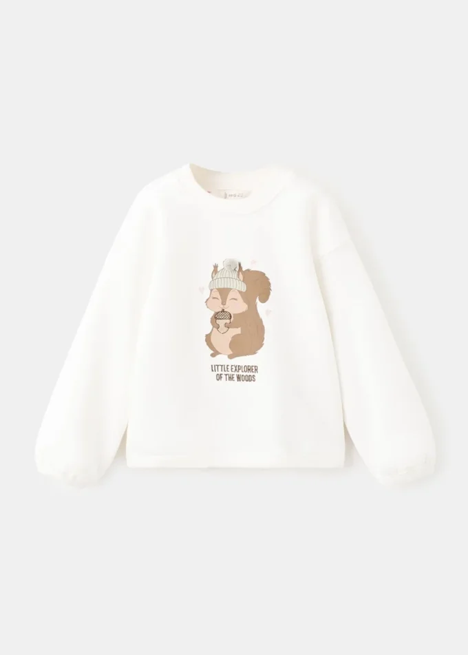 Mikina s potiskem a výšivkou Mikina s potiskem a výšivkou