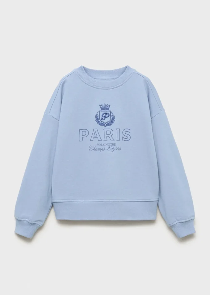 Mikina s potiskem a výšivkou Mikina s potiskem a výšivkou