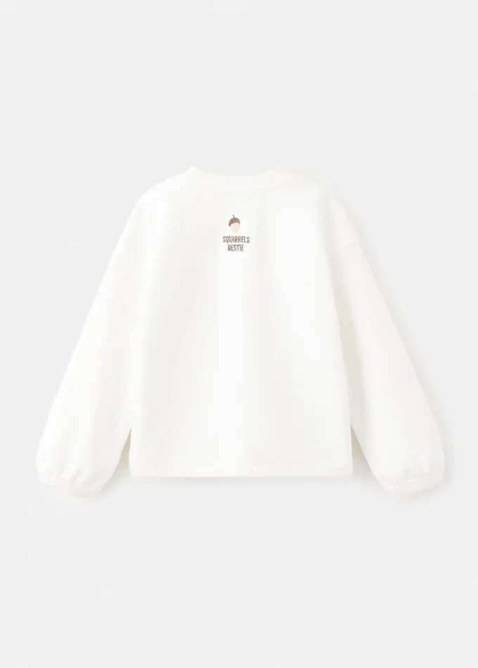 Mikina s potiskem a výšivkou Mikina s potiskem a výšivkou